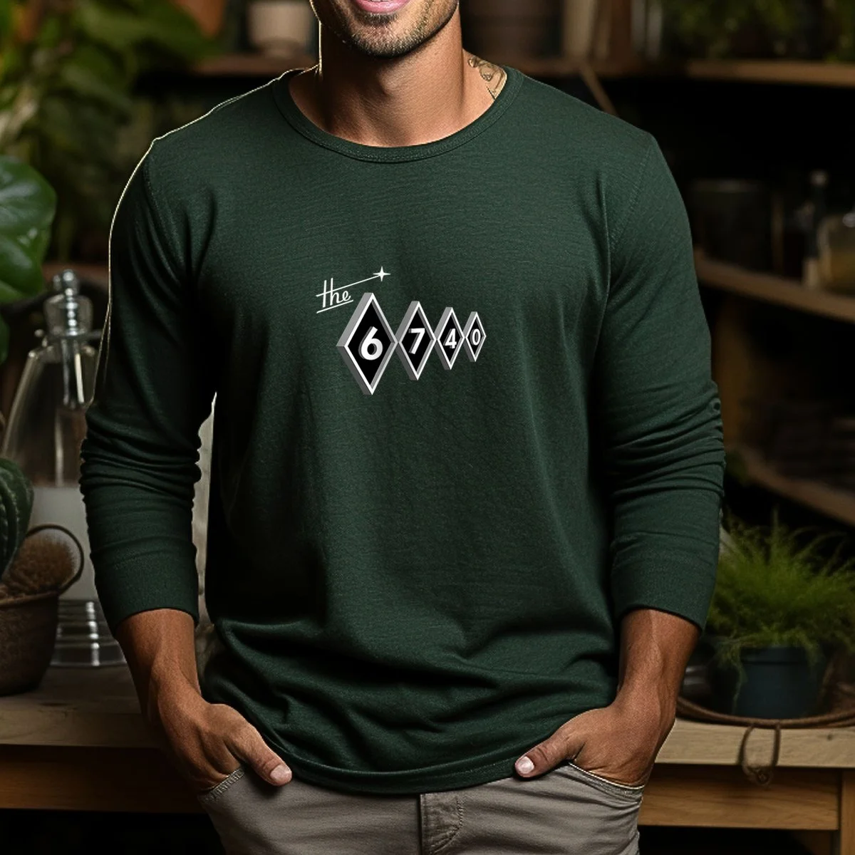 トップス K 6740 Logo Long Sleeve T-shirt — THE 6740 トップス